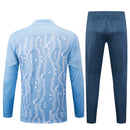 Conjunto Agasalho Treino Manchester City 24/25 - Azul Claro