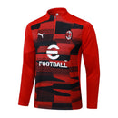 Conjunto Agasalho Treino Milan 24/25 - Vermelho