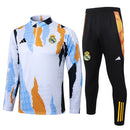 Conjunto Agasalho Treino Real Madrid 24/25 - Branco
