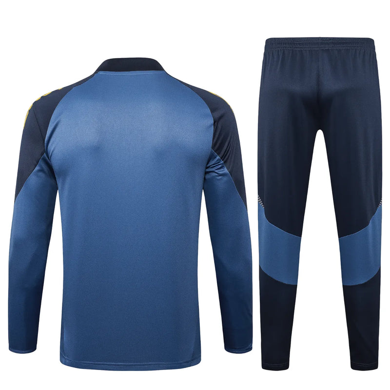 Conjunto Agasalho Treino Boca Juniors 24/25 - Azul Escuro