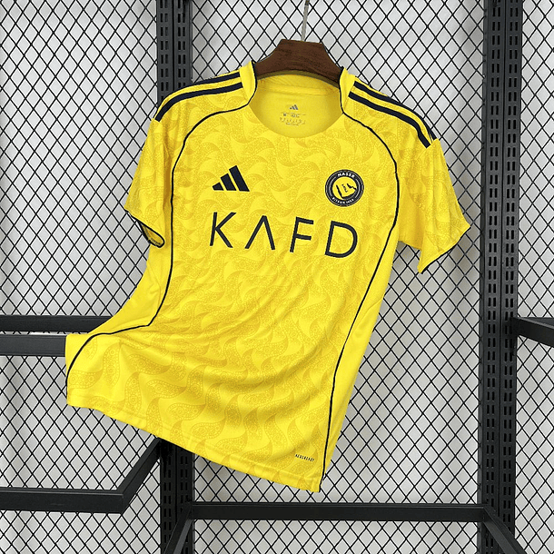 Camisola Al Nassr amarela home 2025/26
