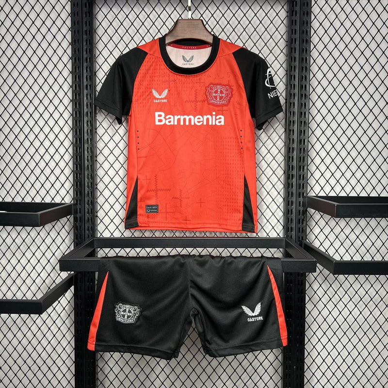 Conjunto Infantil Bayer 04 Leverkuse Home 2024/25