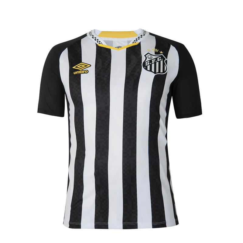 Camisa Santos Away 25/26 - Preta e Branca