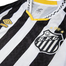 Camisa Santos Away 25/26 - Preta e Branca