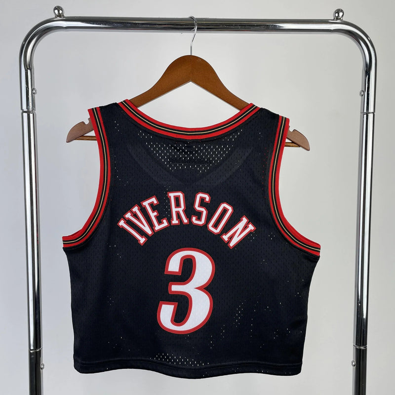 Regata Cropped Allen Iverson Philladelphia 76ers Mitchell & Ness Hardwood Classics