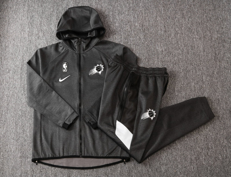 Conjunto Nike NBA Therma Flex Phoenix Suns Preto Treino