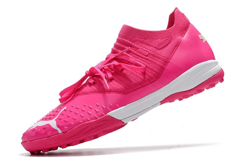 Chuteira Society Puma Future Z 1.3 TF Rosa