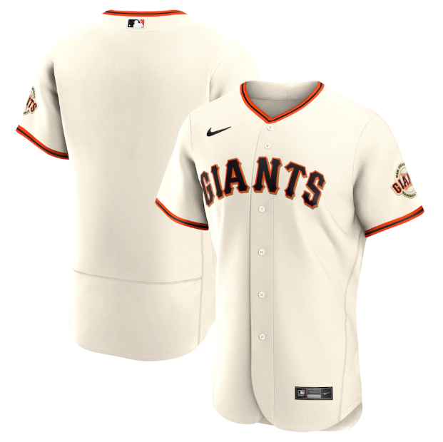 Camisa MLB San Francisco Giants Jersey Creme Authentic