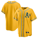 Camisa MLB Oakland Athletics Jersey Amarela Torcedor