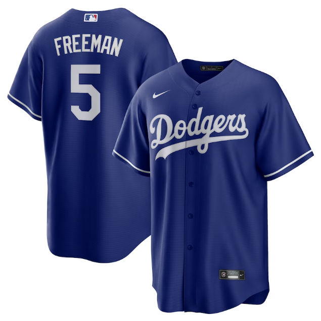 Camisa MLB Los Angeles Dodgers Jersey Azul Torcedor