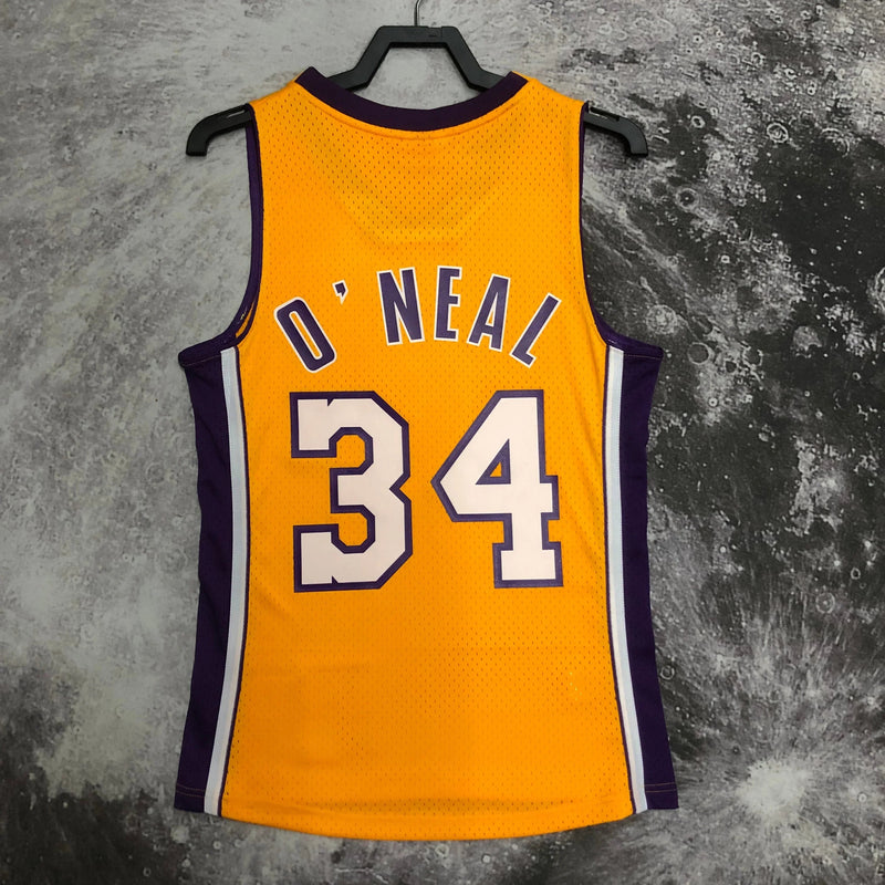 Regata Swingman Los Angeles Lakers Mitchell & Ness Amarela Hardwood Classics 1999/00