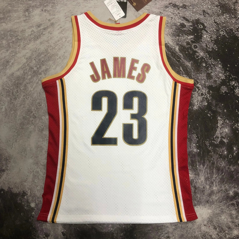 Regata Swingman Cleveland Cavaliers Mitchell & Ness Branca Hardwood Classics 2003/04