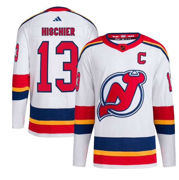 Camisa NHL New Jersey Devils Reverse Retrô 2.0 Jersey Branca