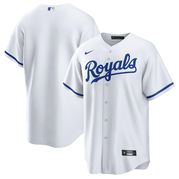 Camisa MLB Kansas City Royals Jersey Branca Torcedor