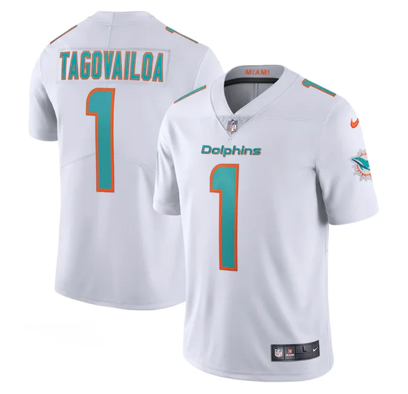 Camisa NFL Miami Dolphins Vapor Limited Jersey Branca