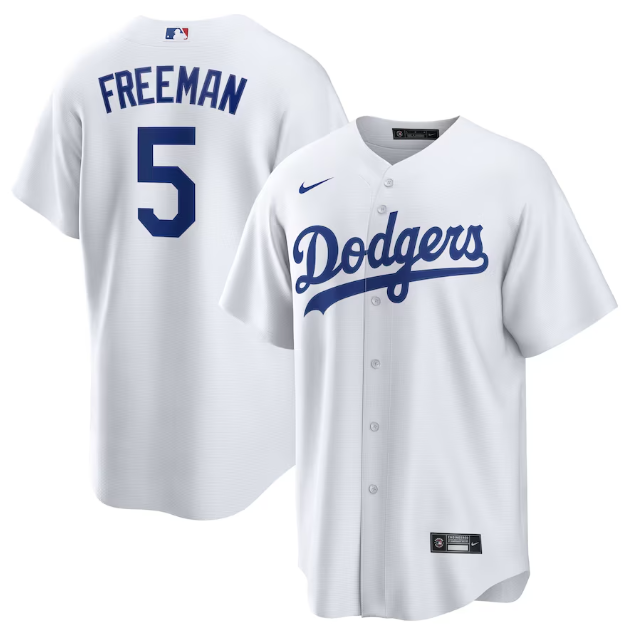 Camisa MLB Los Angeles Dodgers Jersey Branca Torcedor