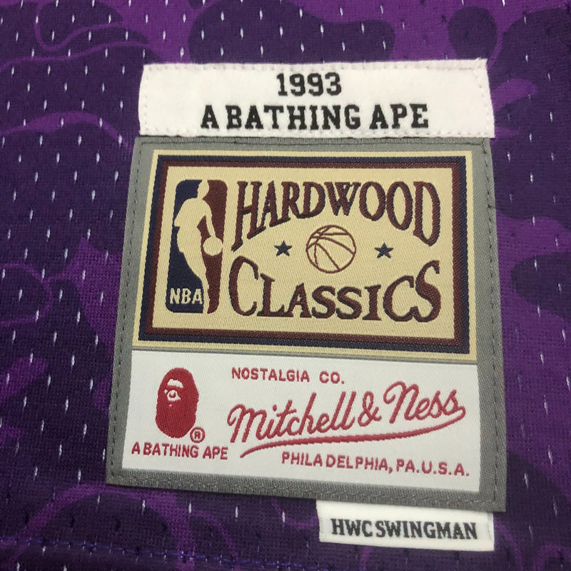 Regata Swingman BAPE X Los Angeles Lakers Mitchell & Ness Hardwood Classics 1993