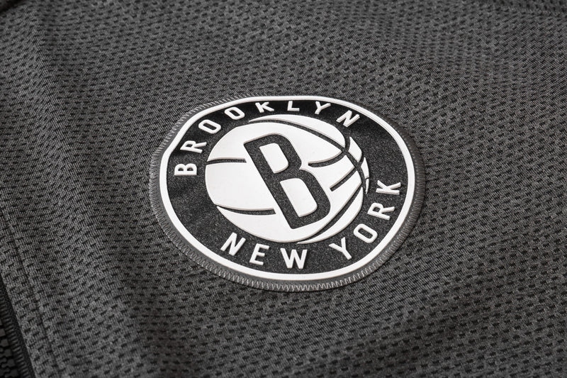 Conjunto Nike NBA Therma Flex Brooklyn Nets Preto Treino