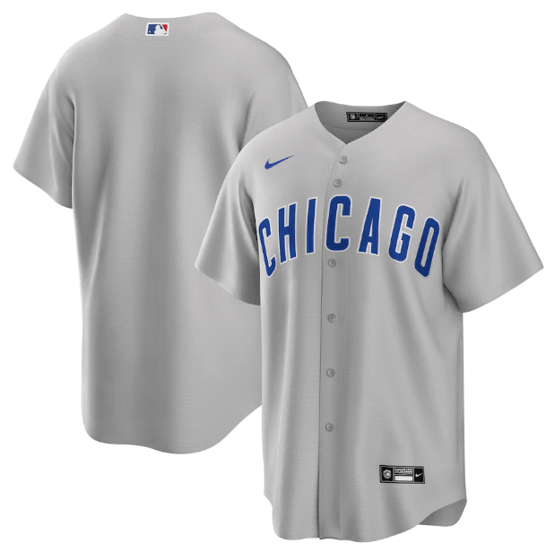 Jersey Chicago Cubs Cinza Torcedor