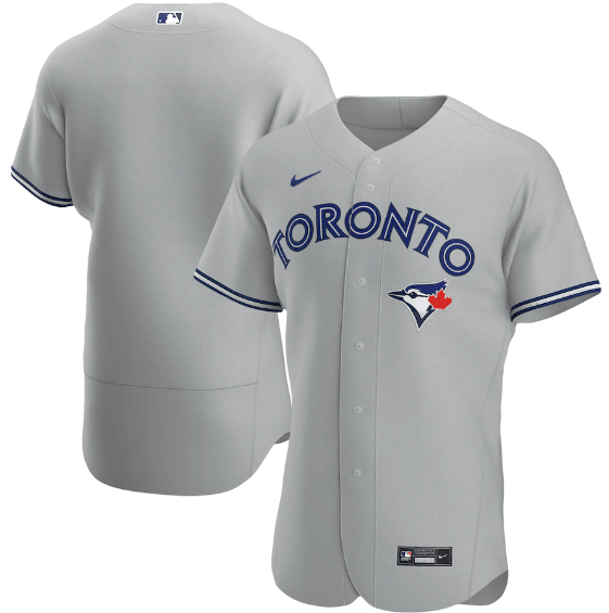 Jersey Toronto Blue Jays Cinza Authentic