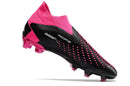 Chuteira Campo Adidas Predator Accuracy+ FG Rosa e Preto "Own You Football Pack"