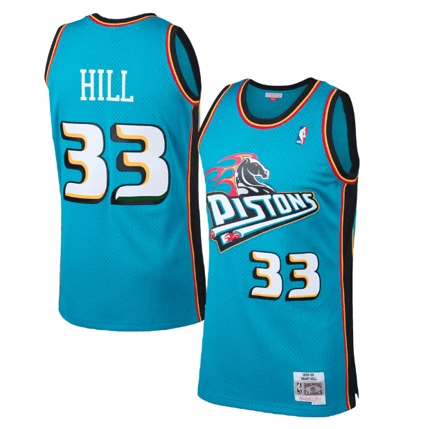 Jersey Regata Swingman Detroit Pistons Mitchell & Ness Hardwood Classics 1998/99