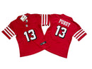 Camisa NFL Feminina San Francisco 49ers Vapor F.U.S.E. Limited Jersey Vermelha Preta