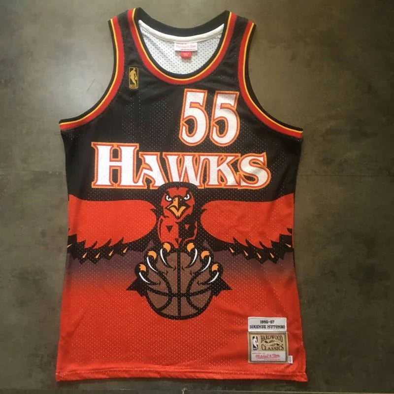 Regata Authentic Atlanta Hawks Mitchell & Ness Hardwood Classics 1996/97