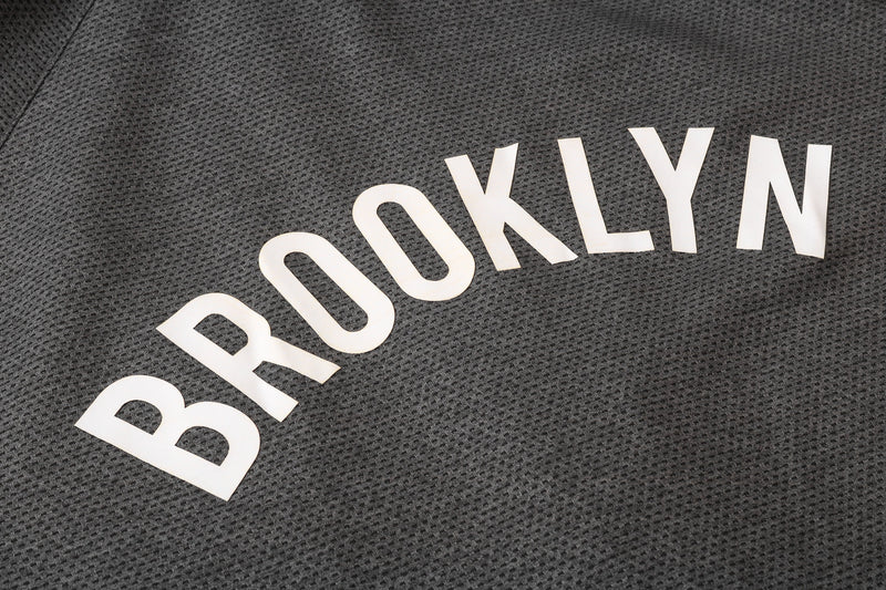 Conjunto Nike NBA Therma Flex Brooklyn Nets Preto Treino