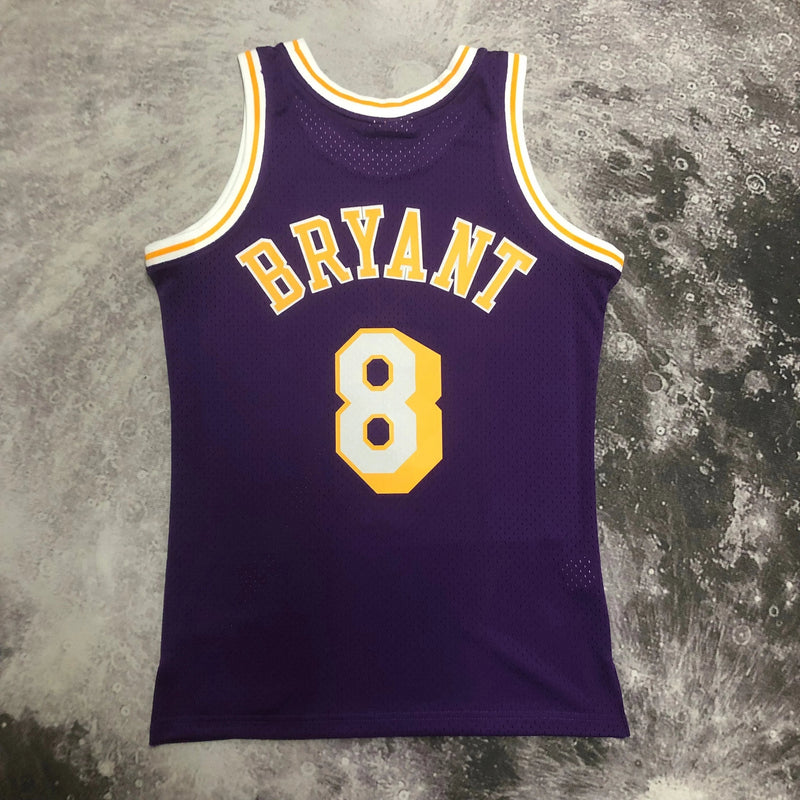 Regata Swingman Los Angeles Lakers Mitchell & Ness Roxa Hardwood Classics 1996/97
