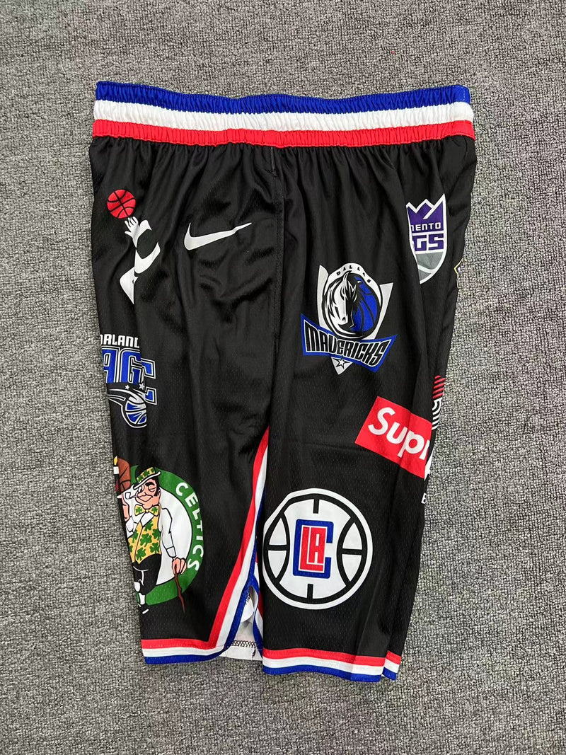 Short Supreme x NBA Black