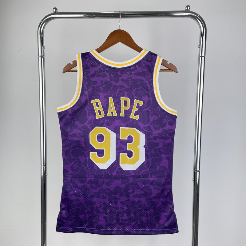 Regata Swingman BAPE X Los Angeles Lakers Mitchell & Ness Hardwood Classics 1993