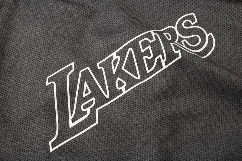 Conjunto Nike NBA Therma Flex Los Angeles Lakers Preto Treino