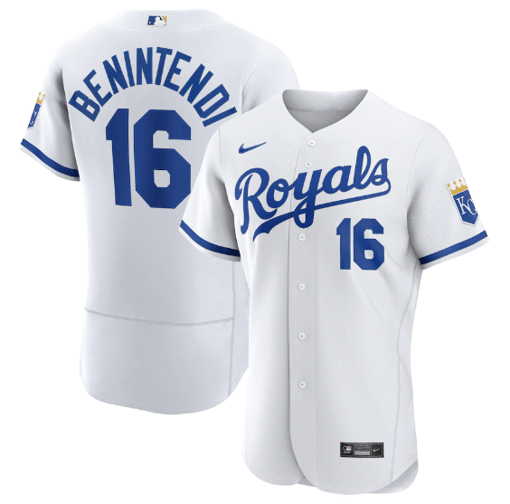 Jersey Kansas City Royals Branca Authentic