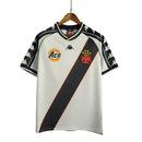 Camisa Vasco Away 2000 Retrô - Branca e Preta